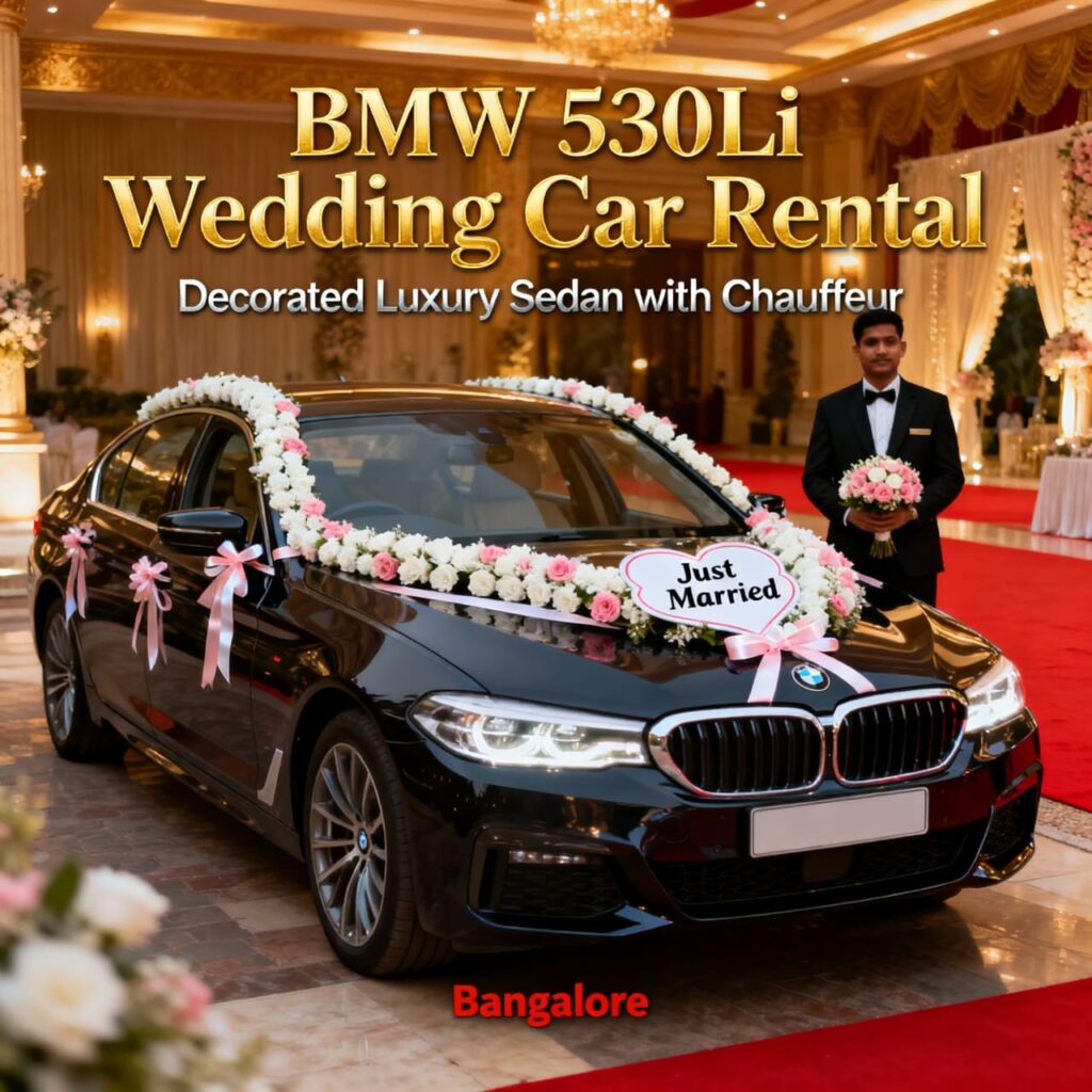 Elegant wedding car rental